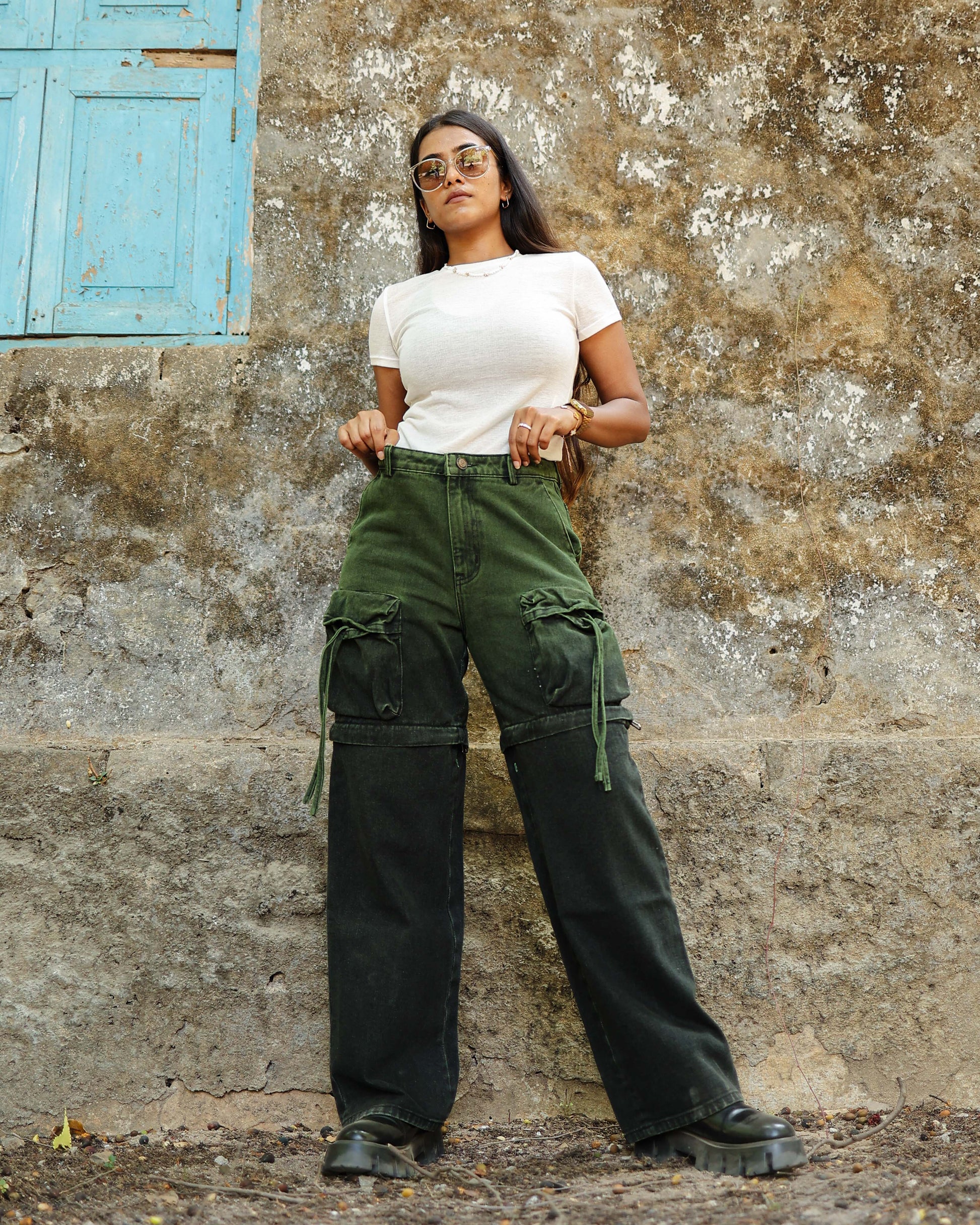 Oversized Ombre Denim