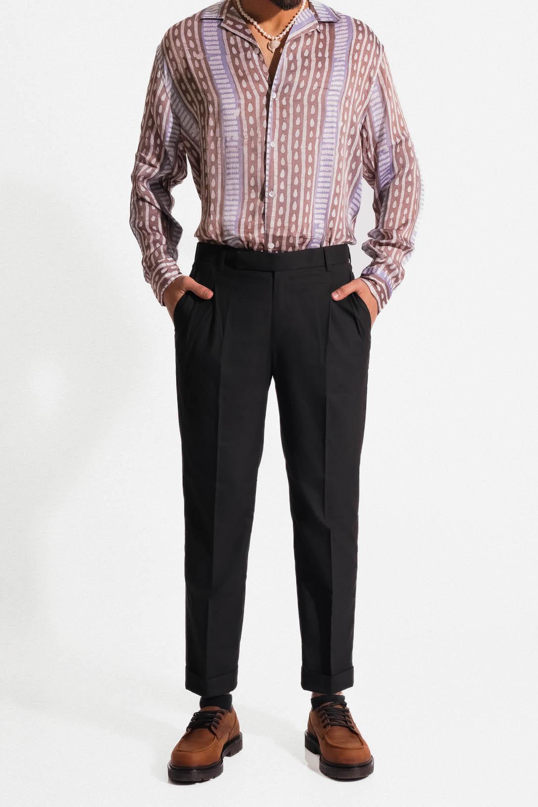 Absolute Black Semi Formal Pants