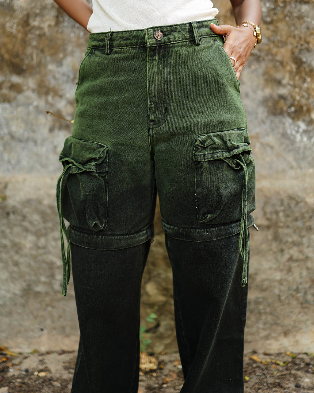 Oversized Ombre Denim