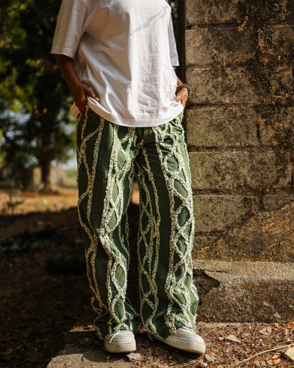 HAND WORK PANTS