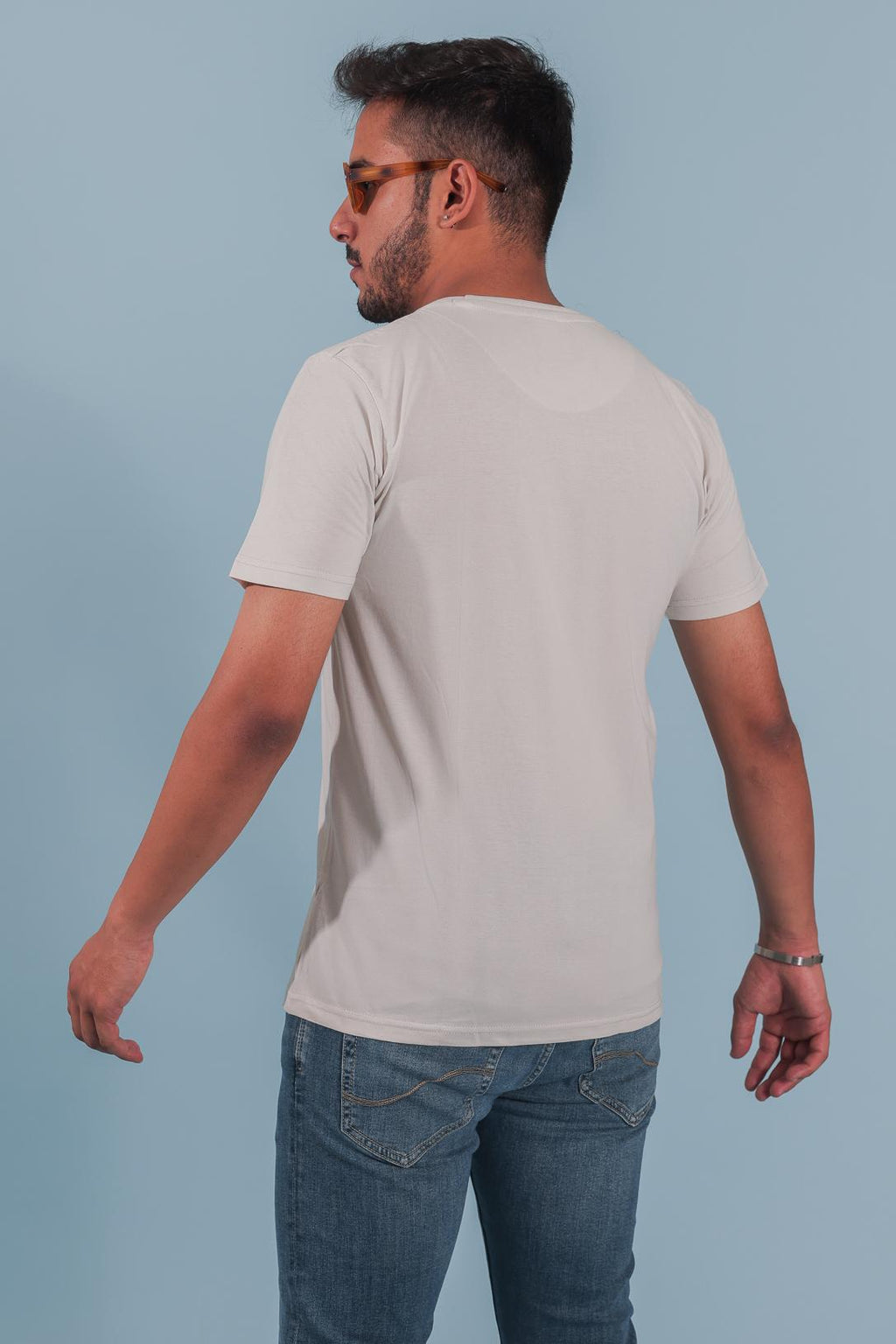 Cement Plain Solid T-shirt